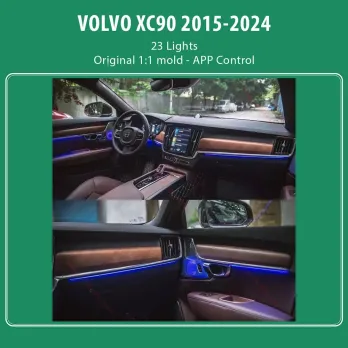 DIQ AMBIENT VOLVO XC90 II mod. 2015-2024 (Digital iQ Ambient Light for VOLVO XC90 mod. 2015-2024 with 23 Lights)