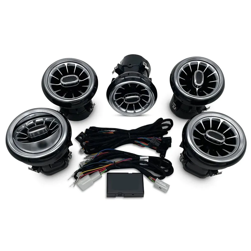 DIQ AMBIENT 8176 GB AIRVENTS for BENZ A-CLA-GLA mod. 2012-2019 (Digital iQ Turbine Air Vent Ambient Light Kit for MERCEDES A - C