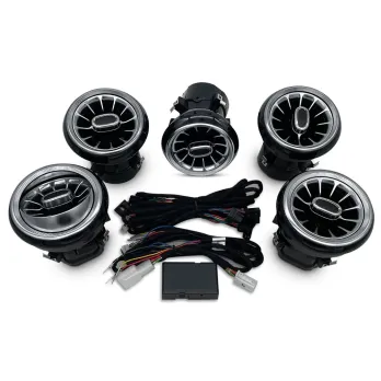 DIQ AMBIENT 8176 GB AIRVENTS for BENZ A-CLA-GLA mod. 2012-2019 (Digital iQ Turbine Air Vent Ambient Light Kit for MERCEDES A - C