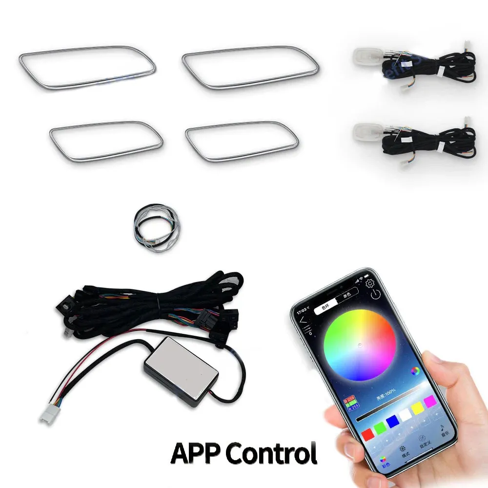 DIQ AMBIENT 8171 C HANDLES for BENZ A-CLA-GLA mod. 2012-2020 (Digital iQ Handles Ambient Light Kit for MERCEDES A - CLA - GLA mo