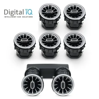 DIQ AMBIENT 8176 GS AIRVENTS BENZ A-CLA-GLA mod. 2019 (Digital iQ Turbine Air Vent Ambient Light Kit for MERCEDES A - CLA - GLA 
