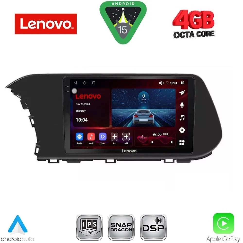 LENOVO SSV 9220_CPA CLIMA (10inc) MULTIMEDIA TABLET for HYUNDAI i20 - BAYON mod. 2021+