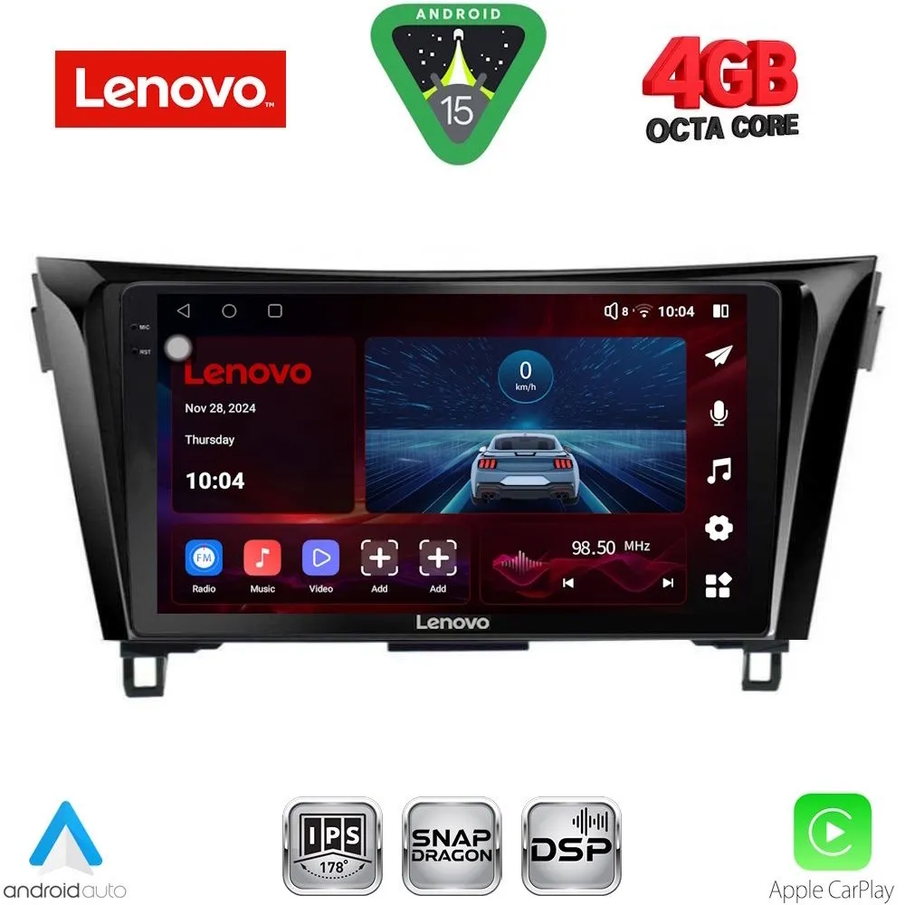 LENOVO SSV 9468_CPA (10inc) MULTIMEDIA TABLET for NISSAN QASHQAI - XTRAIL mod. 2014-2021