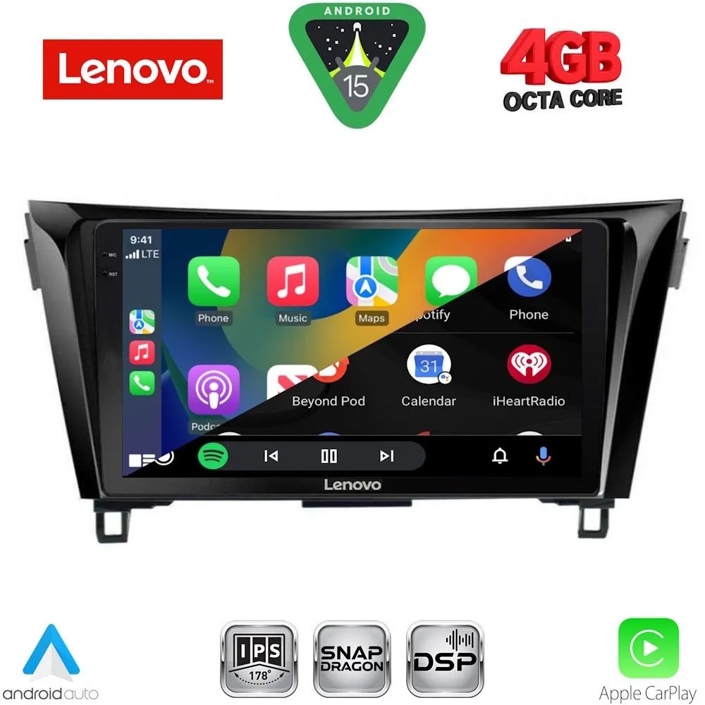 LENOVO SSV 9468_CPA (10inc) MULTIMEDIA TABLET for NISSAN QASHQAI - XTRAIL mod. 2014-2021