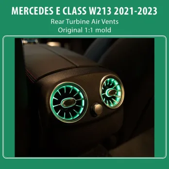 DIQ AMBIENT 8176 IB - REAR AIRVENTS for MERCEDES E (W213) (Digital iQ Rear Turbine Air Vent Ambient Light Kit MERCEDES E (W213) 