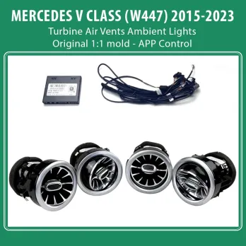 DIQ AMBIENT 8176 VC - BENZ V (W447) (Digital iQ Turbine Air Vent Ambient Light Kit MERCEDES V Class (V220-250) mod. 2015-2024 wi