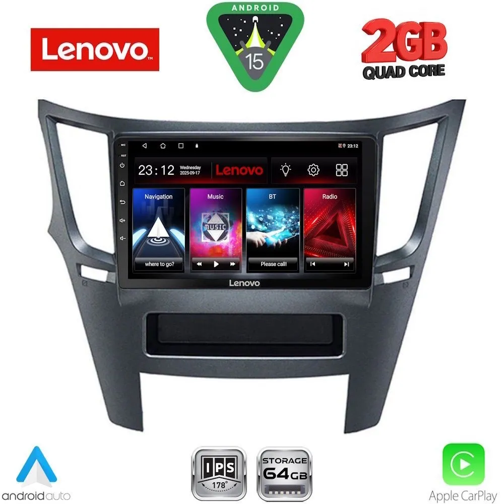 LENOVO LVD 2667_CPA (9inc) MULTIMEDIA TABLET for SUBARU LEGACY – OUTBACK mod. 2009-2014
