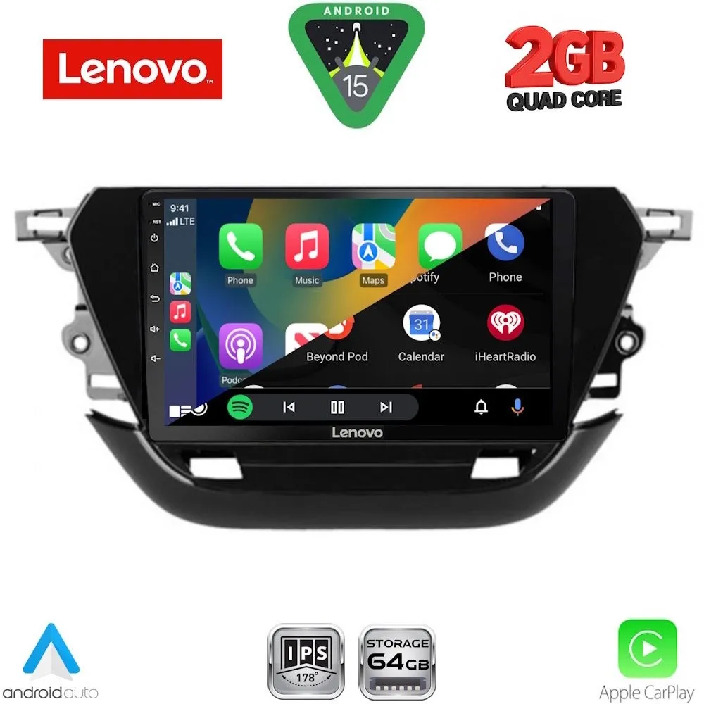 LENOVO LVD 2487_CPA (9inc) MULTIMEDIA TABLET for OPEL CORSA F mod. 2021+
