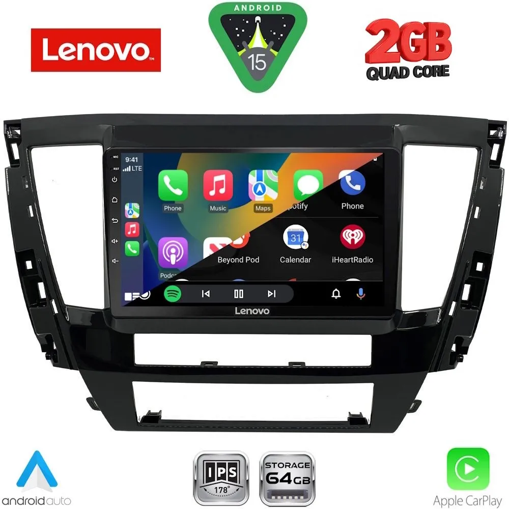 LENOVO LVD 2447S_CPA (9inc) MULTIMEDIA TABLET for MITSUBISHI PAJERO SPORT mod. 2020+