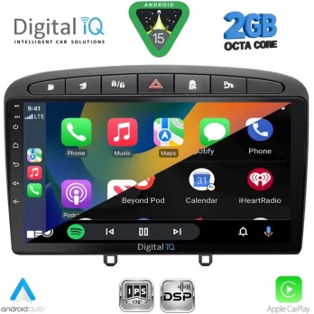 DIGITAL IQ RSF 4513BL_CPA (9inc) MULTIMEDIA TABLET for PEUGEOT 308 mod.2007-2012 - RCZ mod.2009-2015 (BLACK)