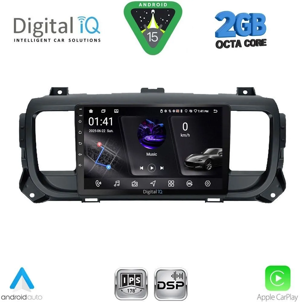 DIGITAL IQ RSF 4729_CPA (9inc) MULTIMEDIA TABLET for CITROEN JUMPY-SPACETOURER – PEUGEOT EXPERT-TRAVELLER – TOYOTA PROACE mo