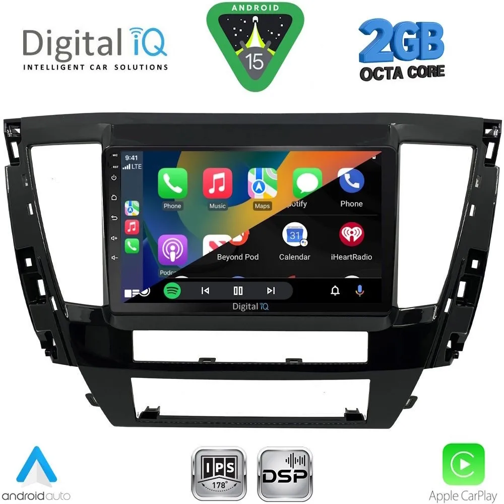 DIGITAL IQ RSF 4447S_CPA (9inc) MULTIMEDIA TABLET for MITSUBISHI PAJERO SPORT mod. 2020+