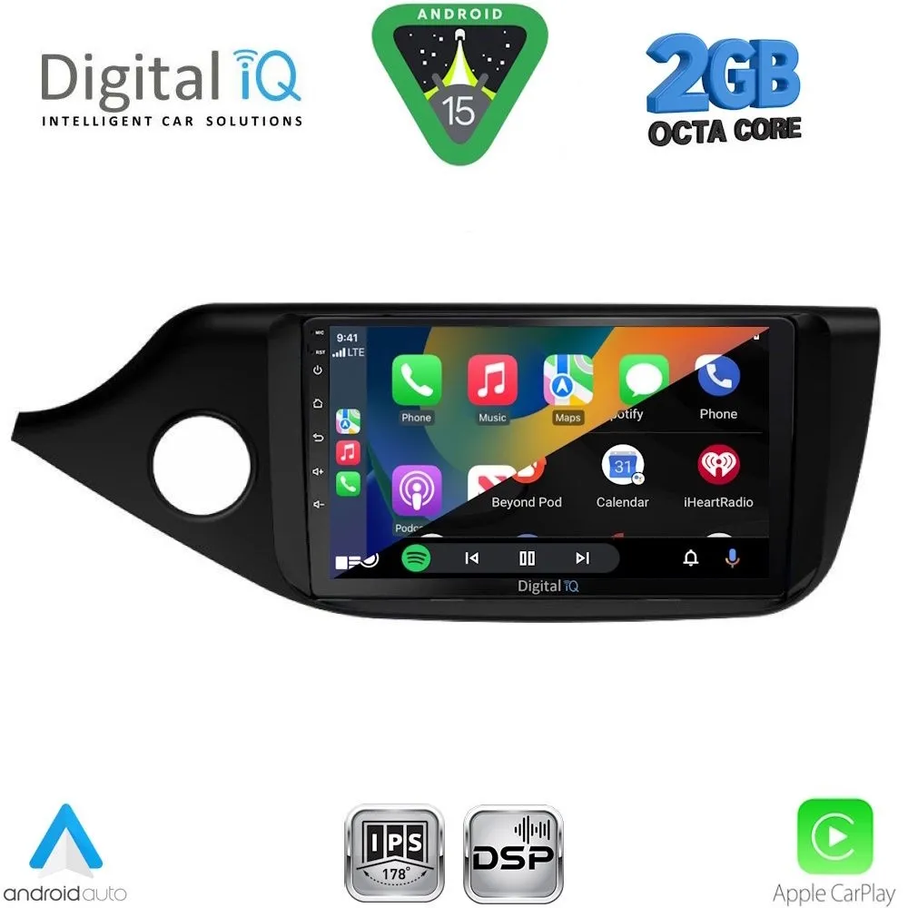 DIGITAL IQ RSF 4302_CPA (9inc) MULTIMEDIA TABLET for KIA CEED mod. 2012-2018