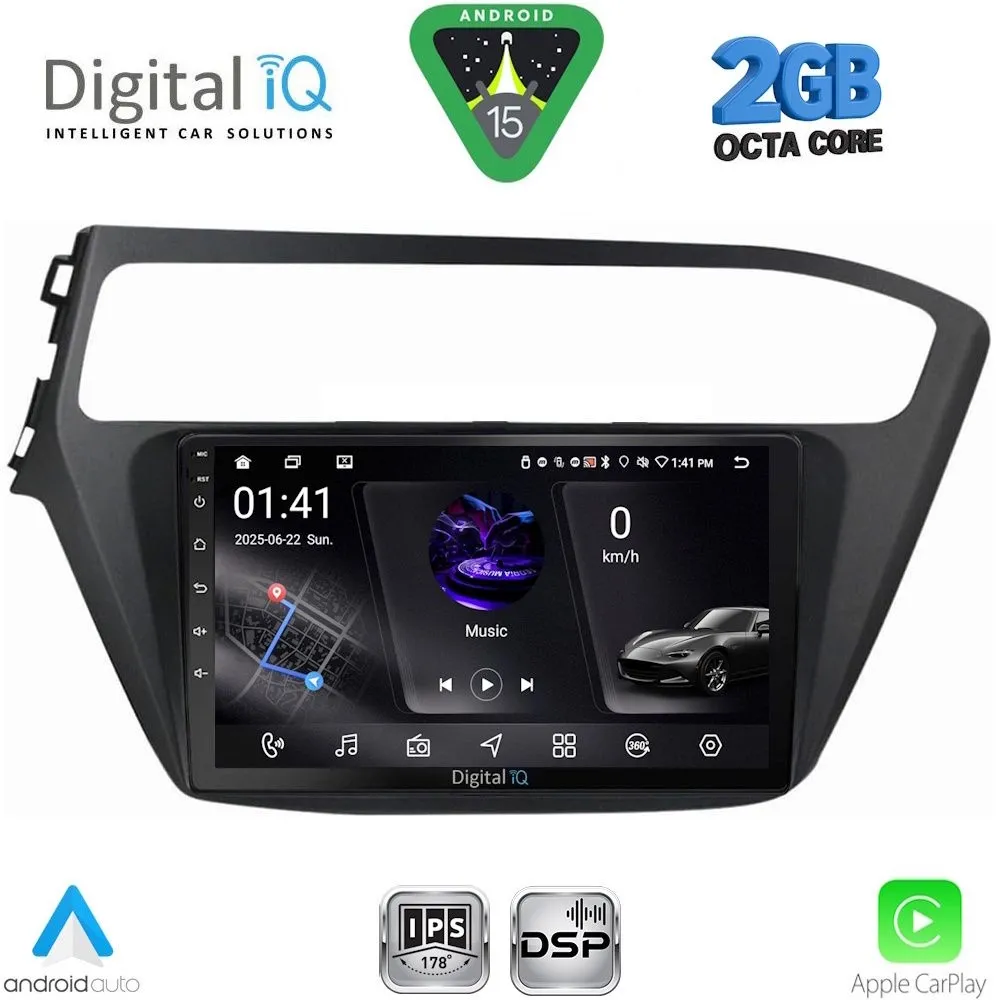 DIGITAL IQ RSF 4230_CPA (9inc) MULTIMEDIA TABLET for HYUNDAI i20 mod. 2018-2021
