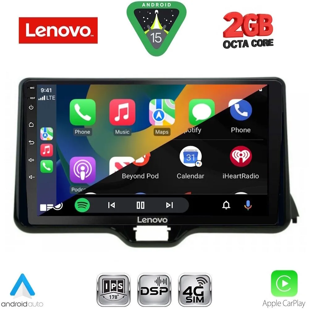 LENOVO LVF 5738_CPA (10inc) MULTIMEDIA TABLET for TOYOTA YARIS mod. 2020-2026 - MAZDA 2 mod. 2023-2026