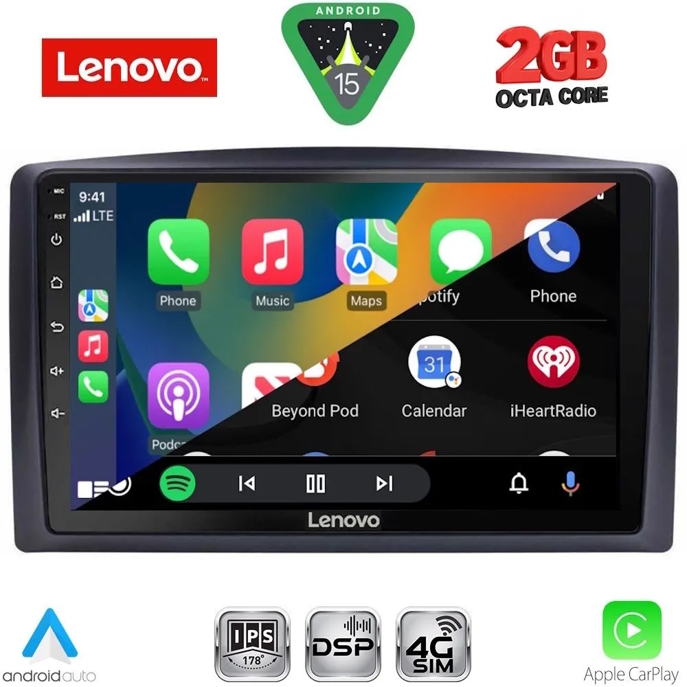 LENOVO LVF 5421_CPA (10inc) MULTIMEDIA TABLET for MERCEDES VITO – VIANO (W447) mod. 2015-2022