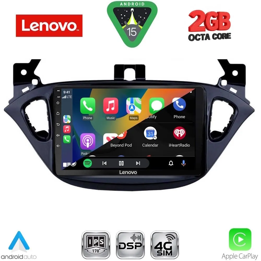 LENOVO LVF 5486_CPA (9inc) MULTIMEDIA TABLET for OPEL ADAM - CORSA E mod. 2014-2021