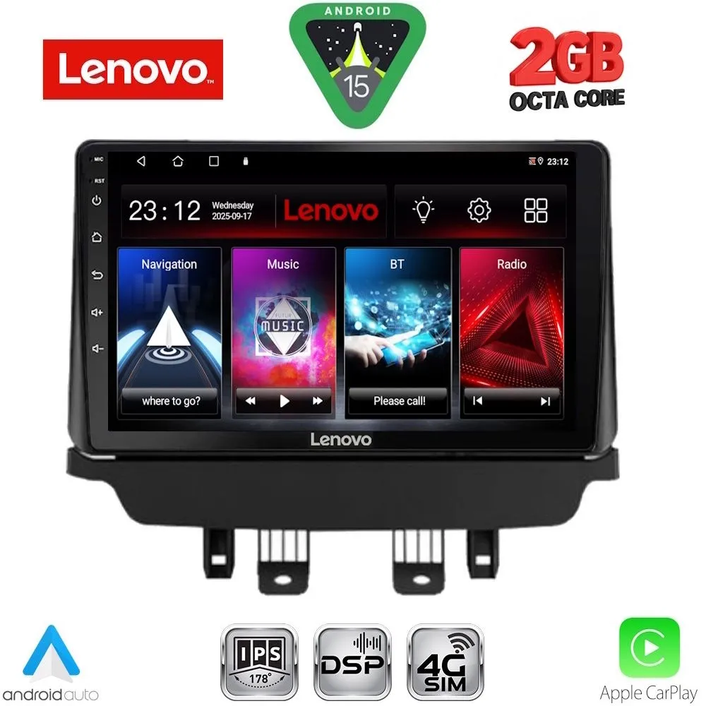 LENOVO LVF 5362_CPA (9inc) MULTIMEDIA TABLET for MAZDA 2 mod. 2014-2023