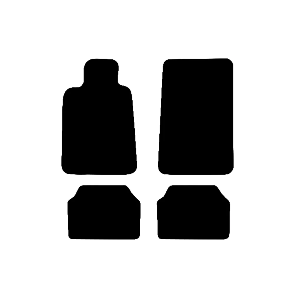 Race Axion Πατάκια Αυτοκινήτου Ημι-Μαρκέ από Ποιοτική Μοκέτα Type E Μαύρο Χρώ