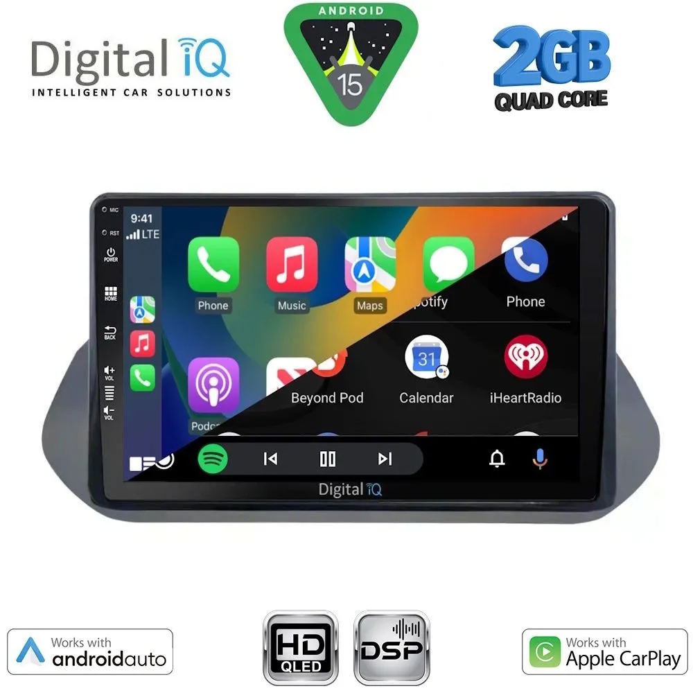DIGITAL IQ BXC 3469_CPAA (10inc) MULTIMEDIA TABLET for NISSAN QASHQAI – XTRAIL mod. 2021-2024