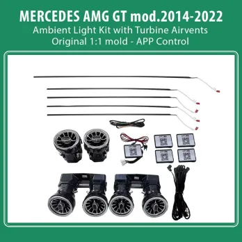 DIGITAL IQ AMBIENT 8175 GTR - BENZ AMG GT (C190/R190) (Digital iQ Ambient Light Kit MERCEDES AMG GT (C190/R190) mod. 2014-2022 w