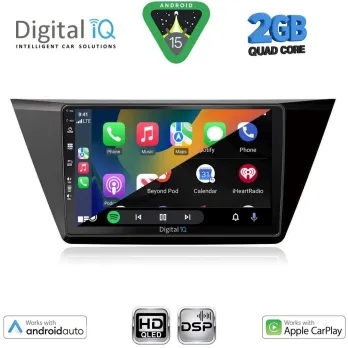 DIGITAL IQ BXC 3769_CPAA (10inc) MULTIMEDIA TABLET for VW TOURAN mod. 2016-2026