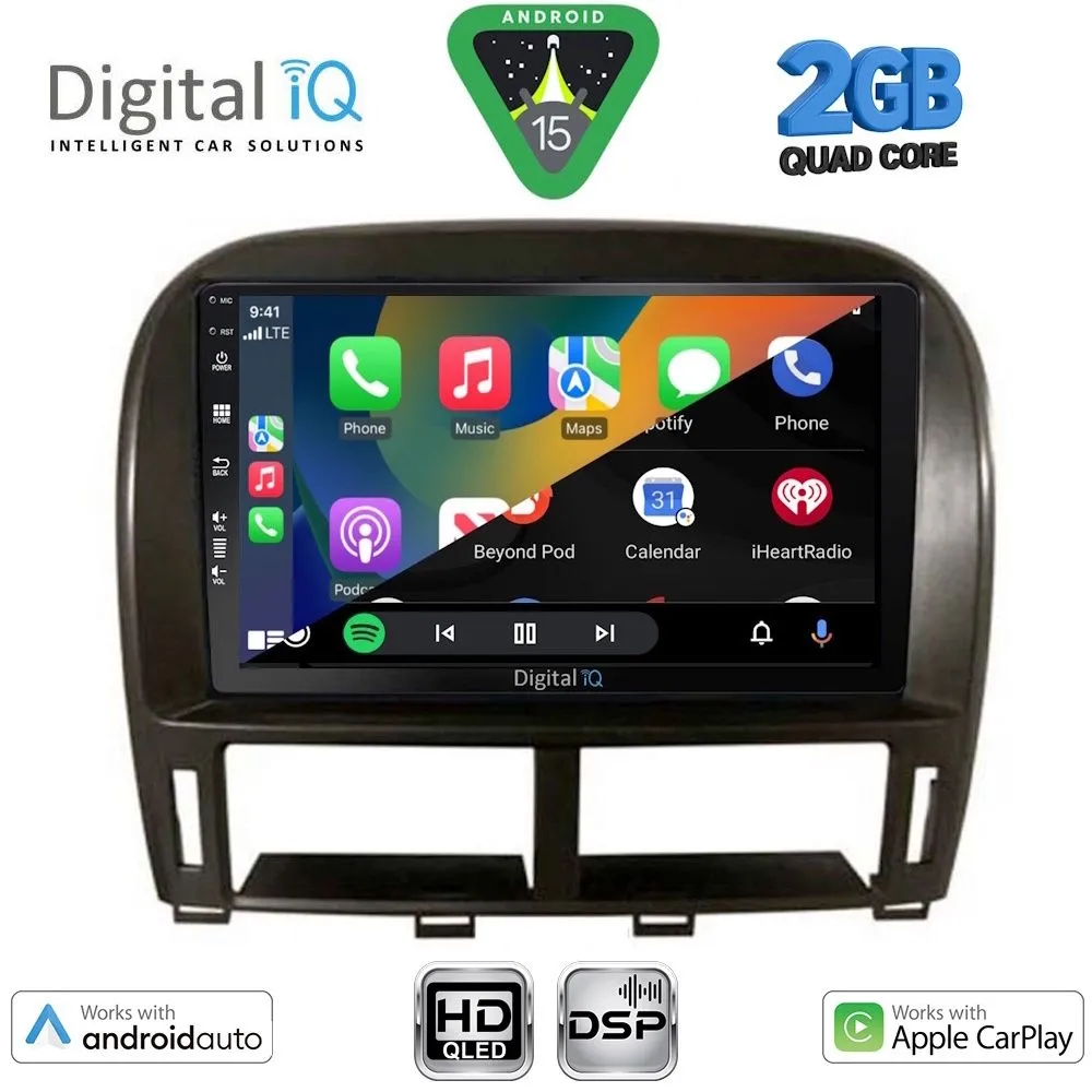 DIGITAL IQ BXC 3343_CPAA (9inc) MULTIMEDIA TABLET for LEXUS LS 430 – XF 430 mod. 2000-2006