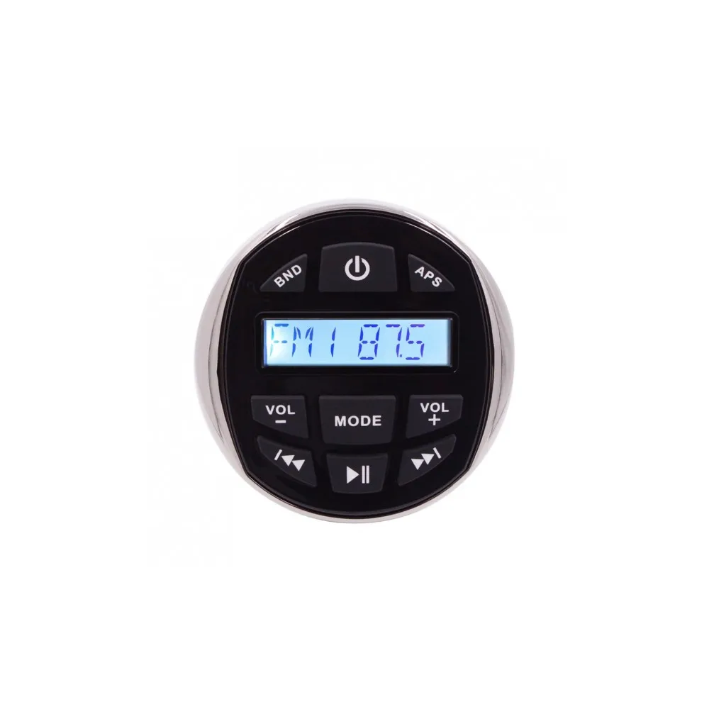 HASDA MP3 PLAYER 113 mm- 5V-4X40W ΜΕ ΡΑΔΙΟΦΩΝΟ/USB/BLUETOOTH (ΑΔΙΑΒΡΟΧΟ/ΣΤΡΟΓΓΥΛΟ/ΜΑΥΡΟ ΧΡΩ