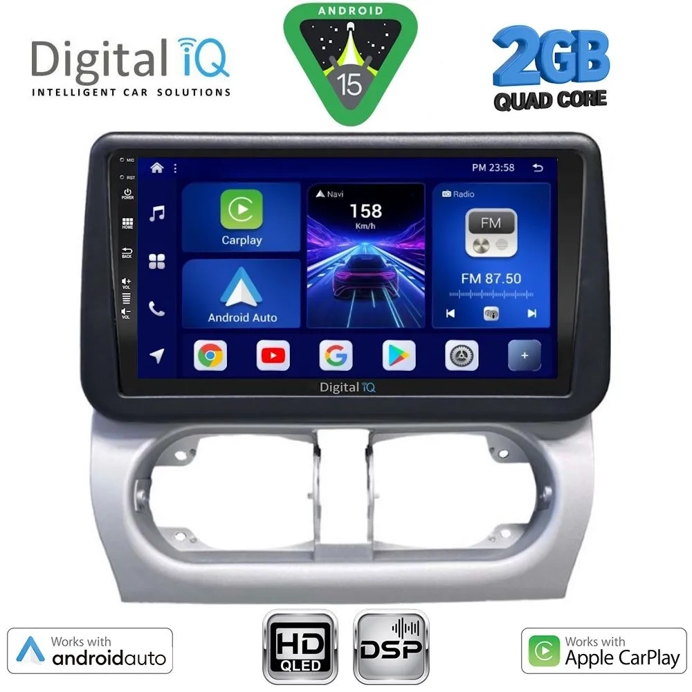 DIGITAL IQ BXC 3500_CPAA (9inc) MULTIMEDIA TABLET for OPEL CORSA C mod 2000-2006 - TIGRA mod. 2004-2009