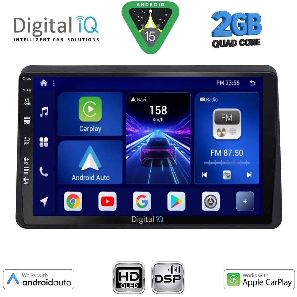 DIGITAL IQ BXC 3553_CPAA (10inc) MULTIMEDIA TABLET for NISSAN NV400 – OPEL MOVANO – RENAULT MASTER mod. 2020-2026