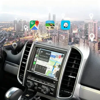 DIGITAL IQ PR 013W_CPA (WIRELESS CARPLAY / ANDROID AUTO BOX with 2 CAMERA IN for PORSCHE mod. 2010-2016 with PCM 3.1)