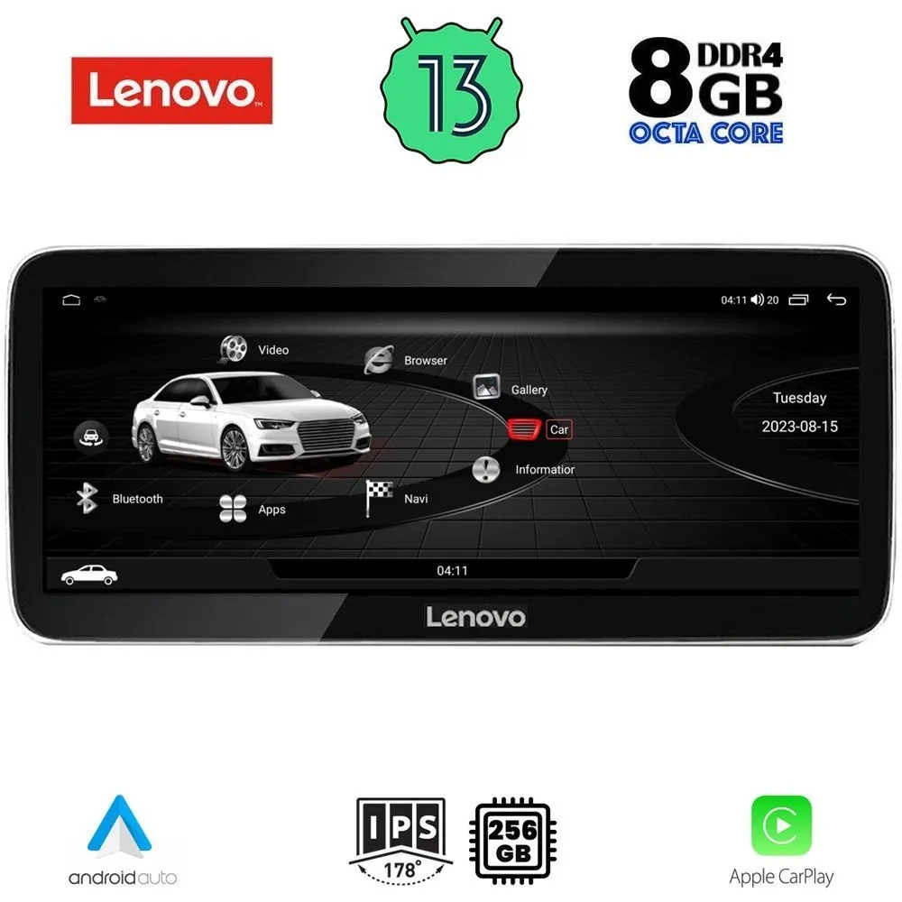 LENOVO LVK 29918_CPA RHD (12.3inc) MULTIMEDIA SYSTEM for AUDI A4-A5 mod. 2009-2016