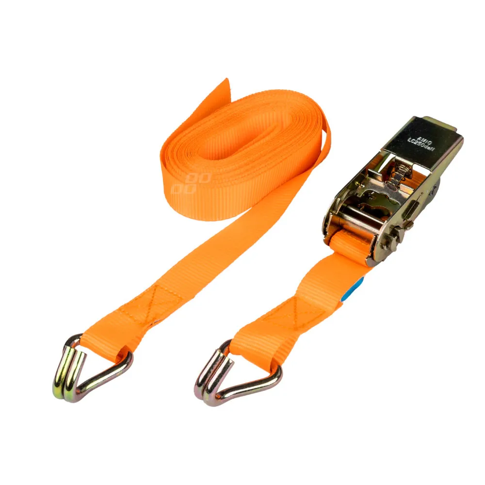 Amio - ΙΜΑΝΤΑΣ ΔΕΣΙΜΑΤΟΣ ΜΕ ΚΑΣΤΑΝΙΑ ΚΑΙ ΓΑΝΤΖΟΥΣ 2.5 x 500cm 500kg ΠΟΡΤΟΚΑΛΙ - 1 