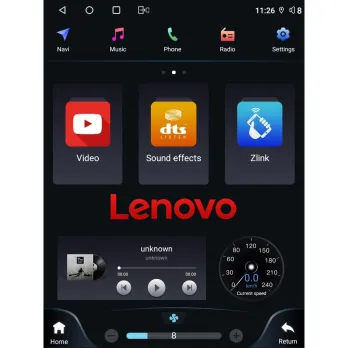 LENOVO SSW 10947_CPAA (LOW VERSION) TESLA STYLE for RENAULT CLIO - CAPTUR mod. 2019-2026