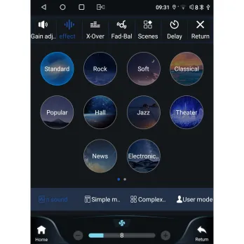 LENOVO SSW 10947_CPAA (LOW VERSION) TESLA STYLE for RENAULT CLIO - CAPTUR mod. 2019-2026