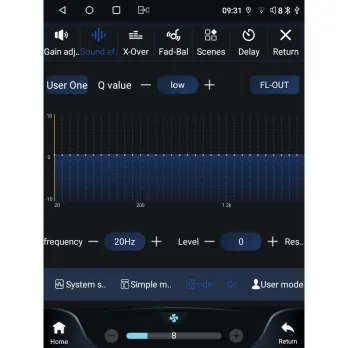 LENOVO SSW 10947_CPAA (LOW VERSION) TESLA STYLE for RENAULT CLIO - CAPTUR mod. 2019-2026