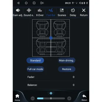 LENOVO SSW 10947_CPAA (LOW VERSION) TESLA STYLE for RENAULT CLIO - CAPTUR mod. 2019-2026