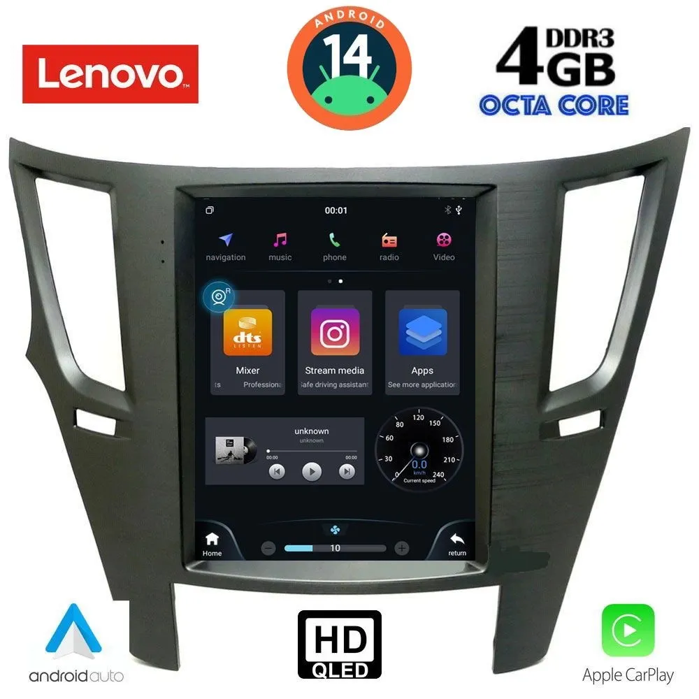 LENOVO SSX 9962_CPA TESLA STYLE  for SUBARU LEGACY - OUTBACK mod. 2009-2014