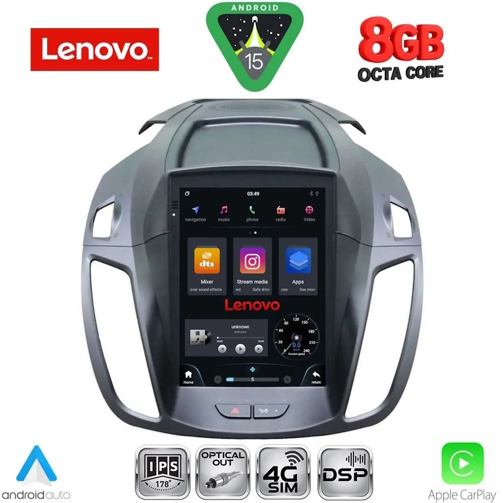 LENOVO SSW 10964_CPA TESLA STYLE for FORD KUGA mod. 2013-2019