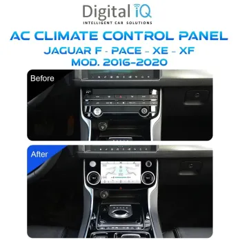 DIGITAL IQ FZ 2013_CL - TOUCHSCREEN CLIMATE CONTROL PANEL 7" for JAGUAR F - PACE - XE - XF mod. 2016-2020