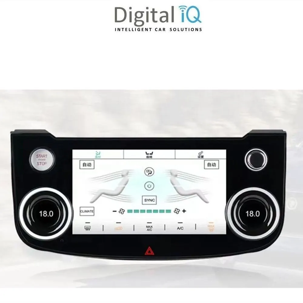 DIGITAL IQ FZ 2013_CL - TOUCHSCREEN CLIMATE CONTROL PANEL 7" for JAGUAR F - PACE - XE - XF mod. 2016-2020
