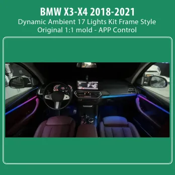 DIGITAL IQ AMBIENT 8173D_U DYNAMIC (Ambient Light for BMW X3 - X4 mod. 2018-2021 with 17 Lights, Dynamic)