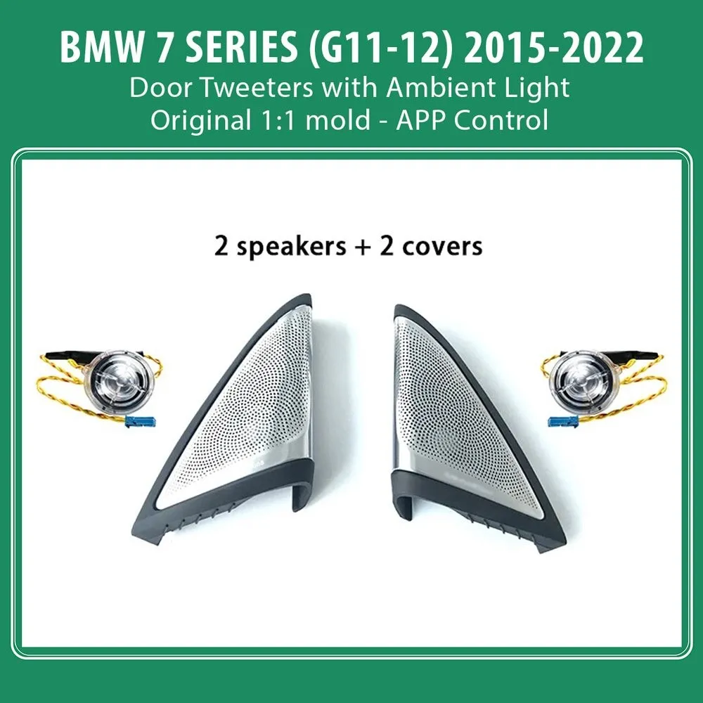 DIGITAL IQ AMBIENT BMW S.7 (TW) (G12) mod. 2015-2022 TWEETER (Tweeters with Ambient Light for BMW Series 7 mod. 2015-2022)