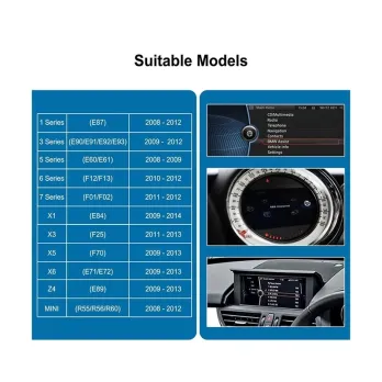 DIGITAL IQ BM 006W CPAA (WIRELESS CARPLAY / ANDROID AUTO BOX for BMW - MINI (CIC system) with 2 cameras FRONT - REAR)