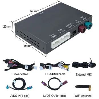 DIGITAL IQ BM 006W CPAA (WIRELESS CARPLAY / ANDROID AUTO BOX for BMW - MINI (CIC system) with 2 cameras FRONT - REAR)