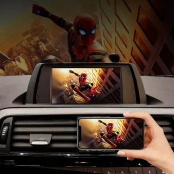 DIGITAL IQ BM 006W CPAA (WIRELESS CARPLAY / ANDROID AUTO BOX for BMW - MINI (CIC system) with 2 cameras FRONT - REAR)