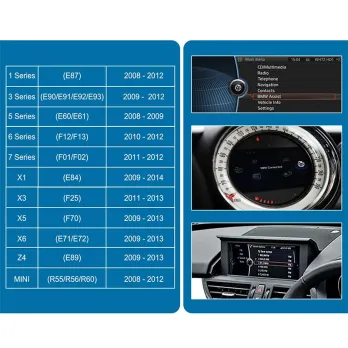 DIGITAL IQ BM 006W CPAA (WIRELESS CARPLAY / ANDROID AUTO BOX for BMW - MINI (CIC system) with 2 cameras FRONT - REAR)