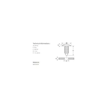 TRIM CLIP Ø 7 mm BUMPER