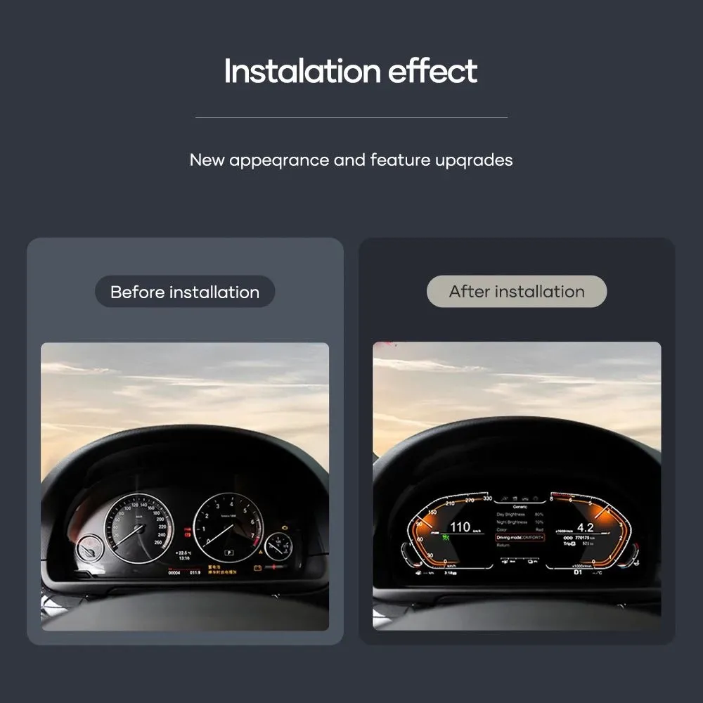 DIGITAL IQ DDD 947_DC (11in) DIGITAL CLUSTER for BMW 1 Series (E87-E88) mod. 2004-2011