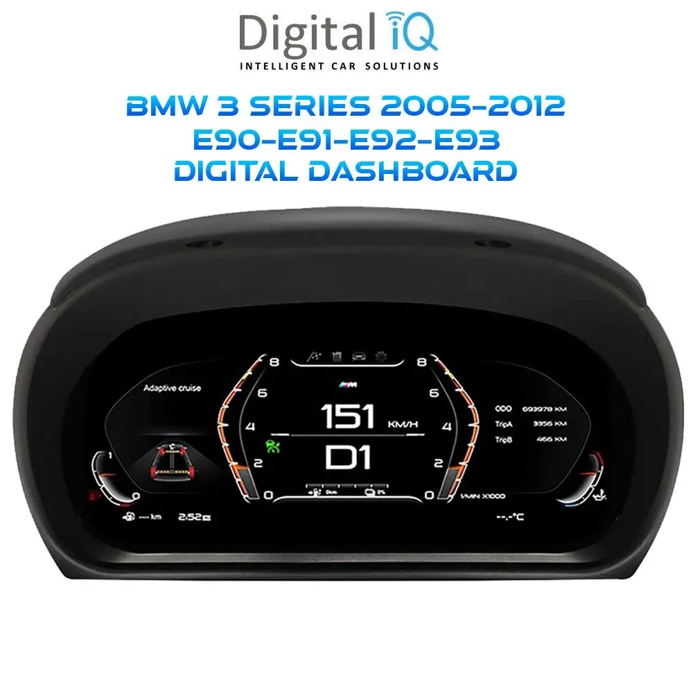 DIGITAL IQ DGU 954_DC (10in) DIGITAL CLUSTER for BMW 3 Series (E90-E91-E92-E93) mod. 2005-2012